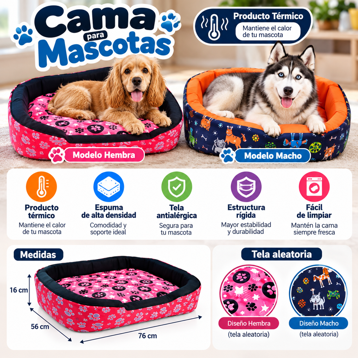 Cama mascota