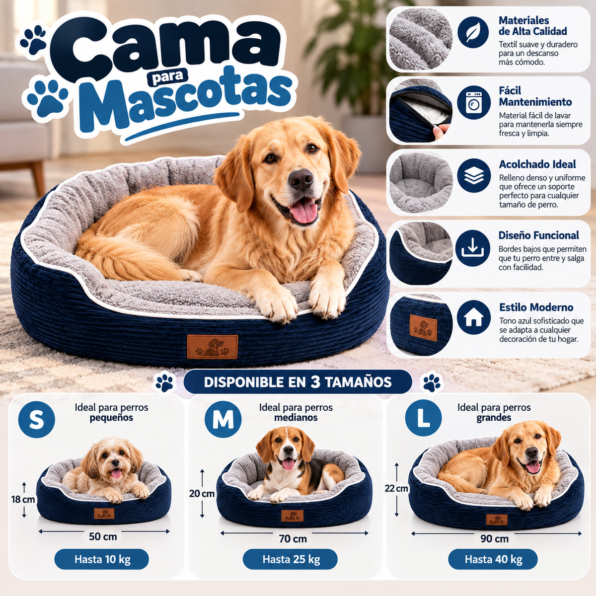 Cama mascota