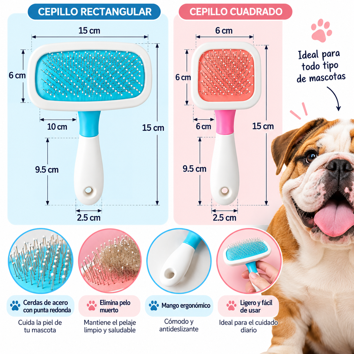 Cepillo para mascota